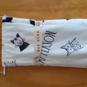 Rae Dunn "cat person" throw blanket